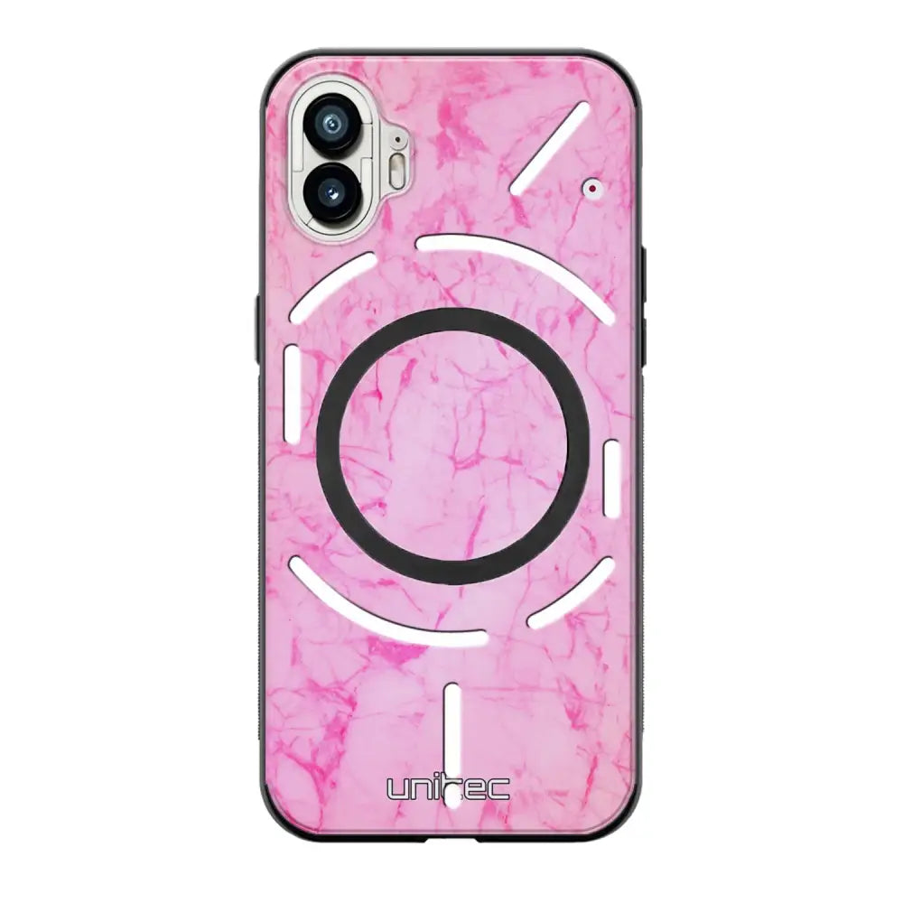 Nothing Phone 2 marmori suojakuoret - Light Pink Marble