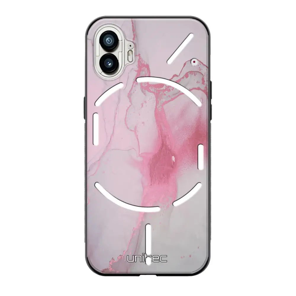 Nothing Phone 2 marmori suojakuoret - Pink Pok Rie - Ei