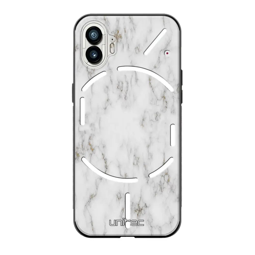 Nothing Phone 2 marmori suojakuoret - White Marble - Ei