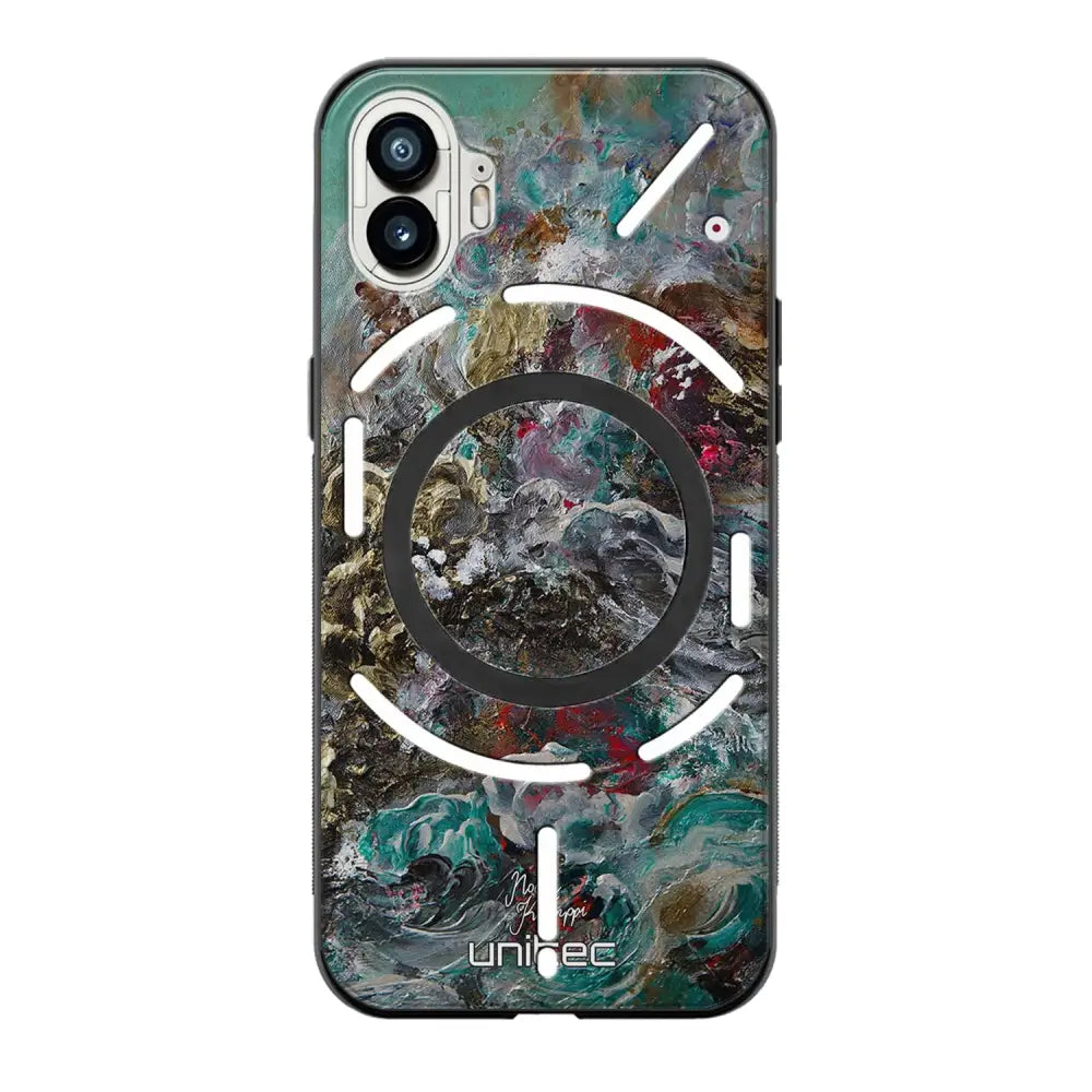 Nothing Phone 2 modern art suojakuoret - Heart Knows - Noora Kämppi