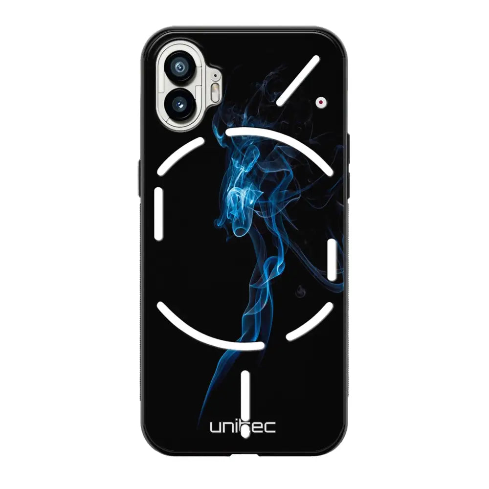 Nothing Phone 2 suojakuoret - Blue Smoke On Black - Ei
