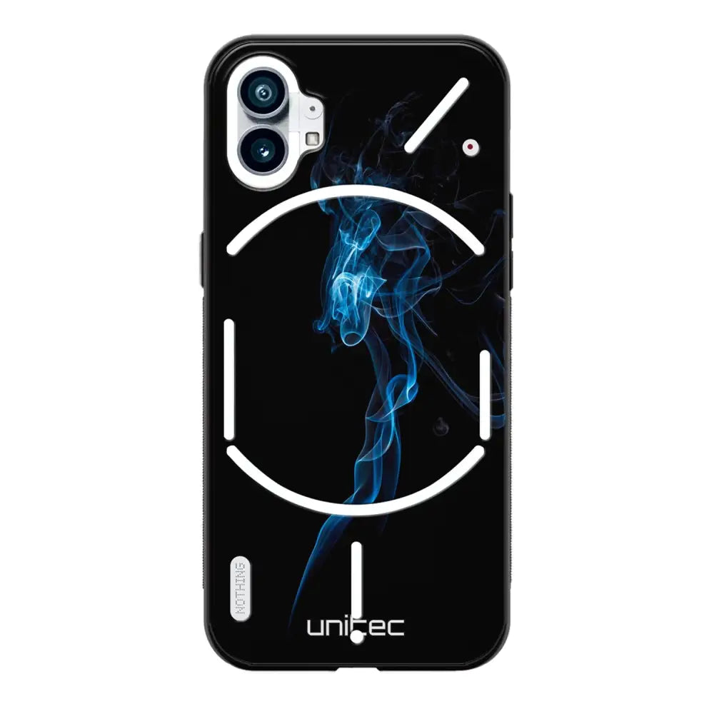 Nothing Phone suojakuoret - Blue Smoke On Black - Ei
