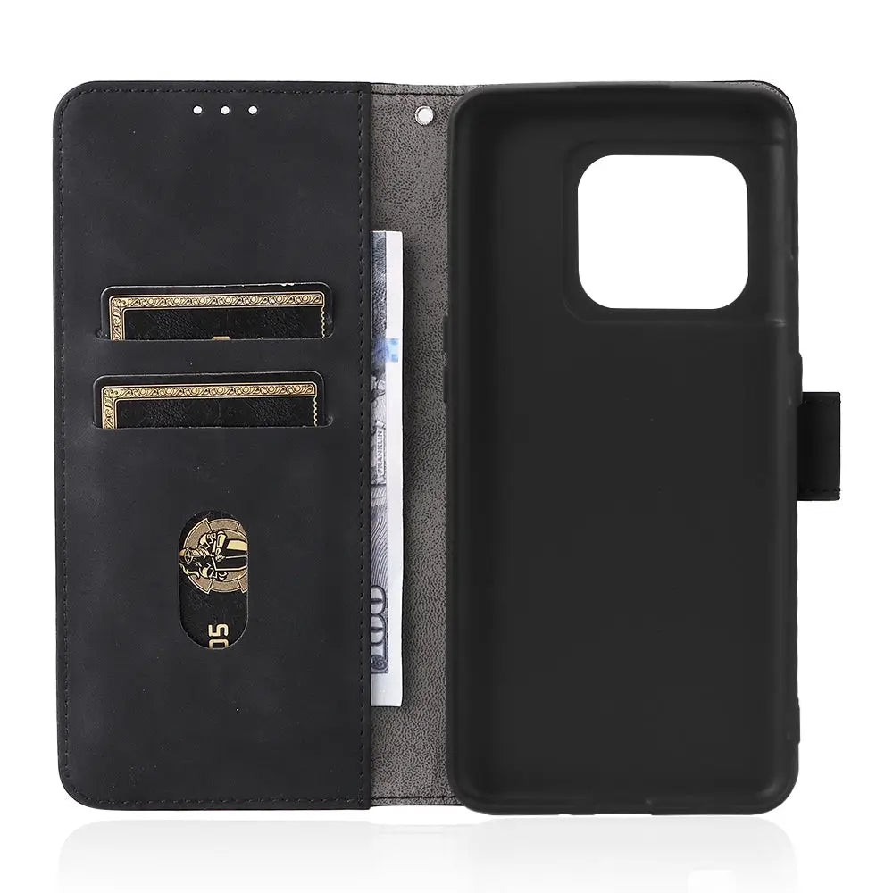 OnePlus 10 Pro Lompakko Suojakotelo Musta