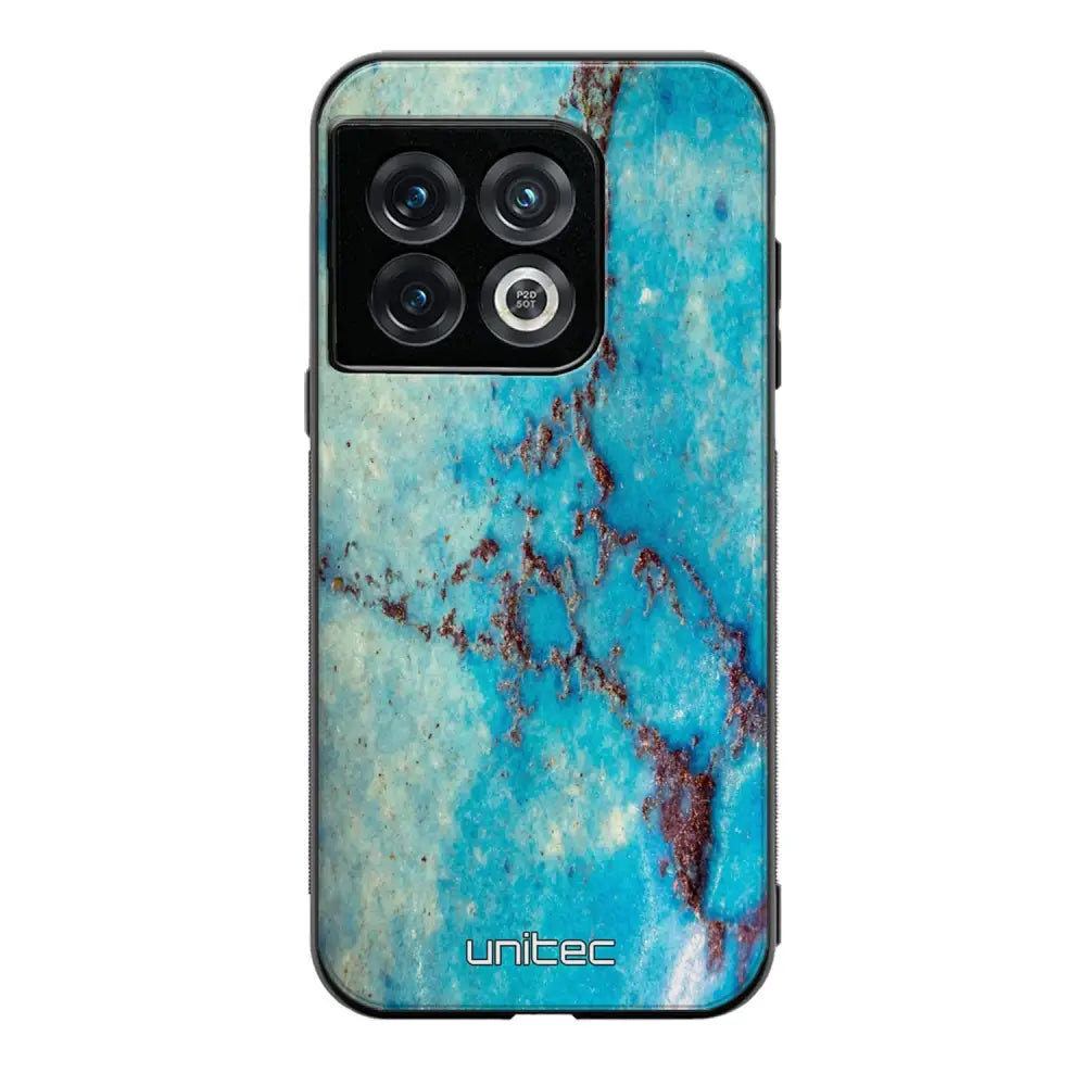 OnePlus 10 Pro marmori suojakuoret - Turquoise Marble - Ei