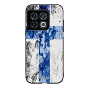 OnePlus 10 Pro suojakuoret - Painted Finnish Flag - Ei