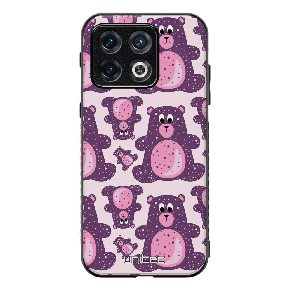 OnePlus 10T suojakuoret - Purple Teddy Bear - Ei