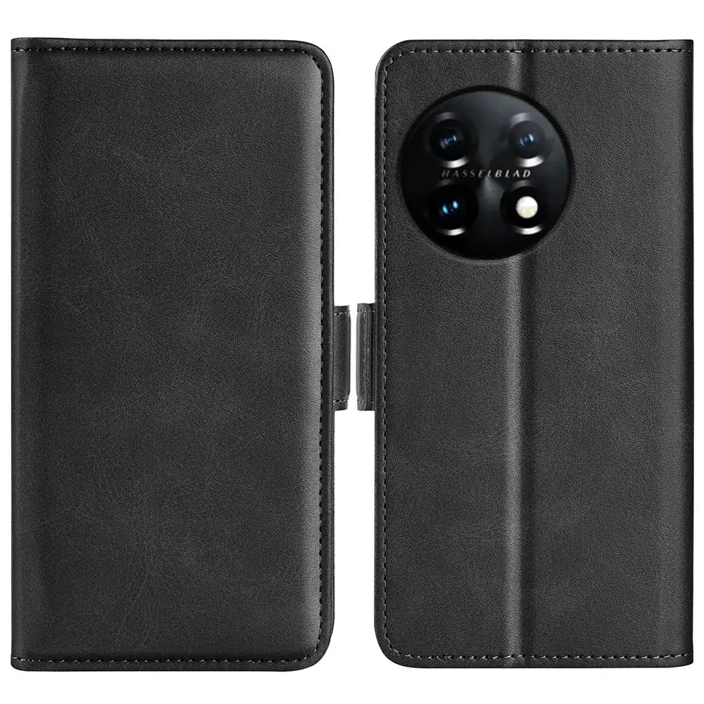 OnePlus 11 Lompakko Suojakuori - Musta