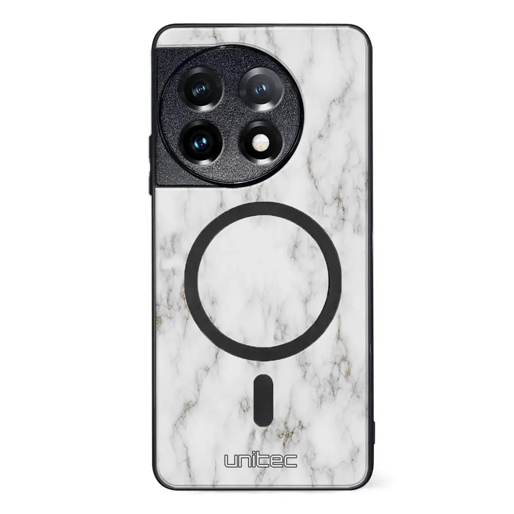 OnePlus 11 marmori suojakuoret - White Marble