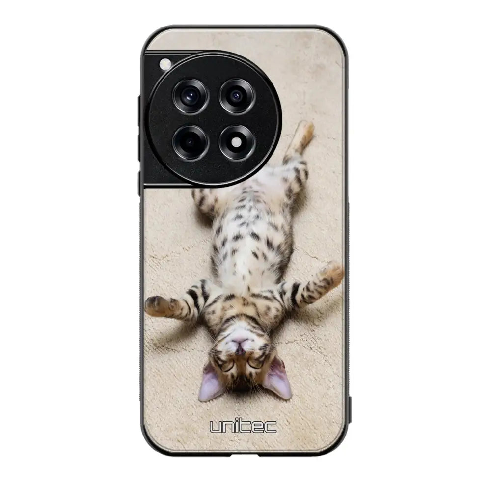 OnePlus 12 kissa suojakuoret - Relaxing Cat - Ei