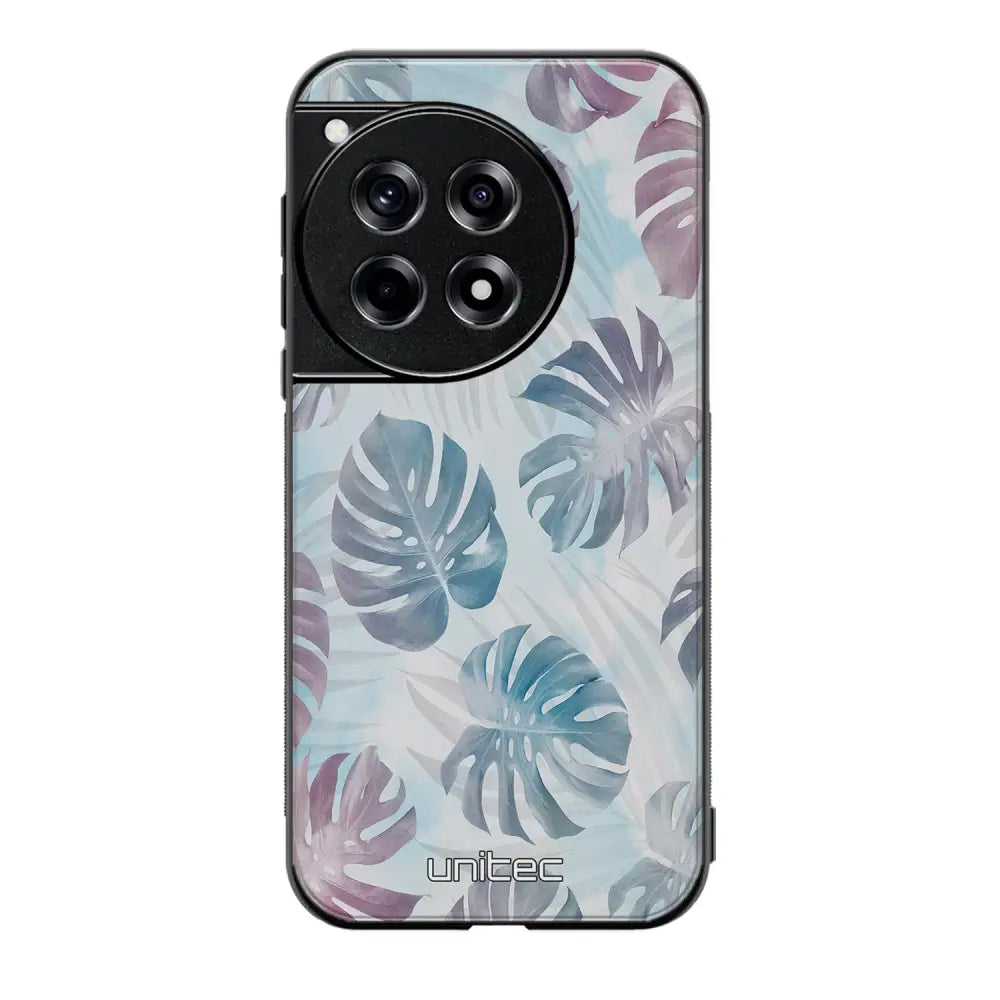 OnePlus 12 kukka suojakuoret - Monstera Texture - Ei