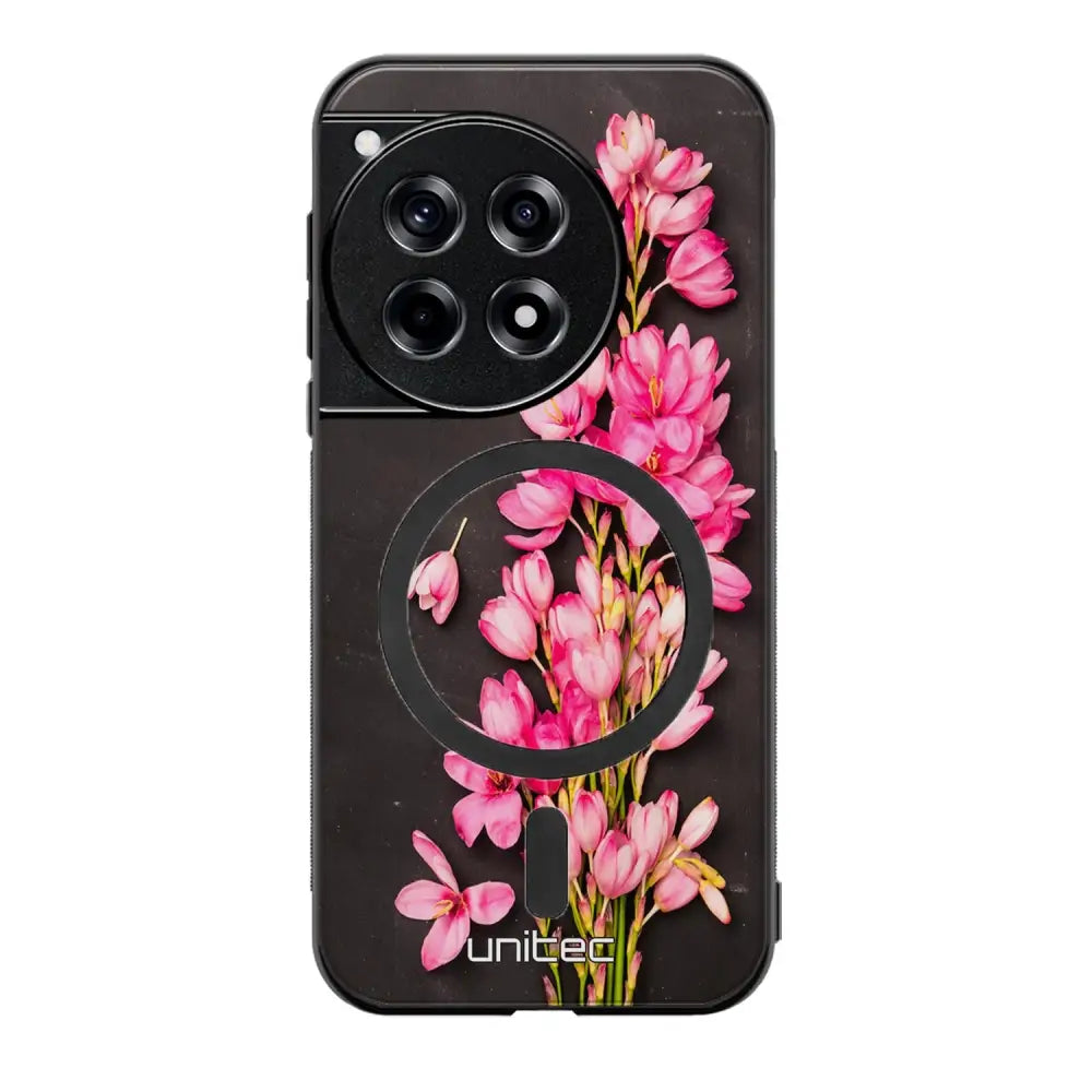 OnePlus 12 kukka suojakuoret - Pink Flowers