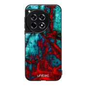 OnePlus 12 marmori suojakuoret - Blue Red Marble - Ei