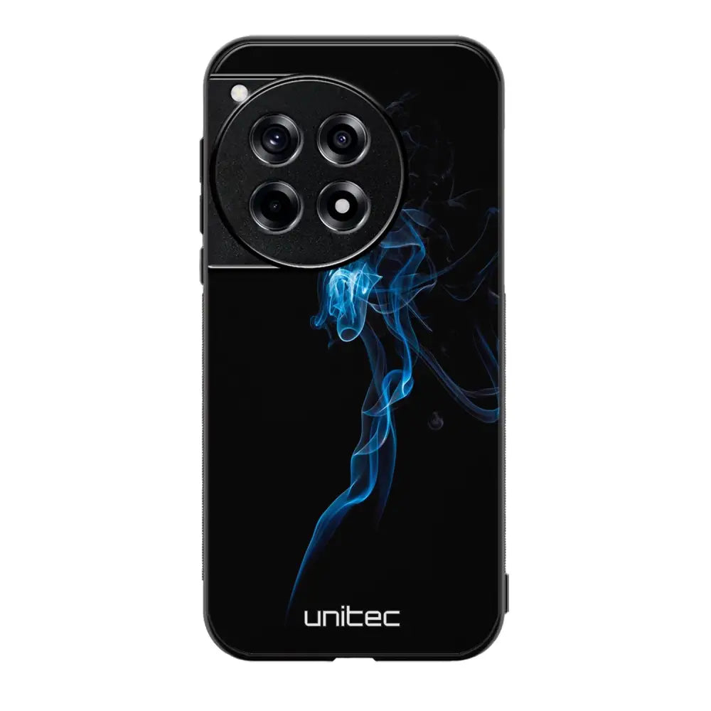 OnePlus 12 suojakuoret - Blue Smoke On Black - Ei