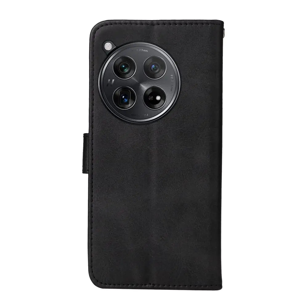 OnePlus 12R Lompakko Suojakotelo - Musta