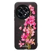 OnePlus 13 kukka suojakuoret - Pink Flowers - Ei