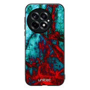 OnePlus 13 marmori suojakuoret - Blue Red Marble - Ei