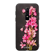 OnePlus 6 kukka suojakuoret - Pink Flowers - Ei