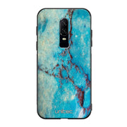 OnePlus 6 marmori suojakuoret - Turquoise Marble - Ei