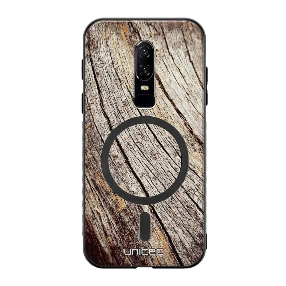 OnePlus 6 suojakuoret - Wooden Stump