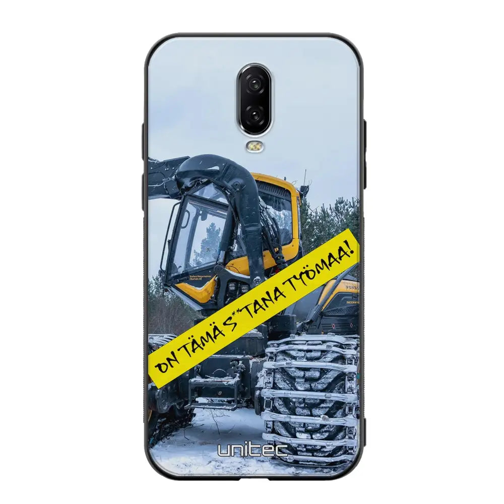 OnePlus 6T meemi suojakuoret - Työmaa - Ei