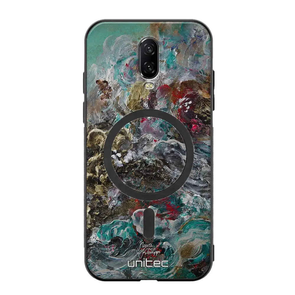 OnePlus 6T modern art suojakuoret - Heart Knows - Noora Kämppi