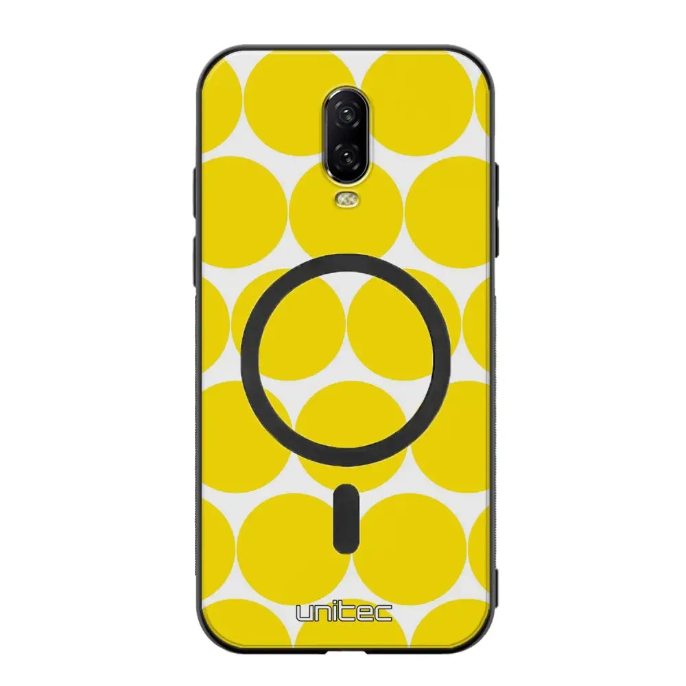 OnePlus 6T pallo suojakuoret - Keltainen Pallo