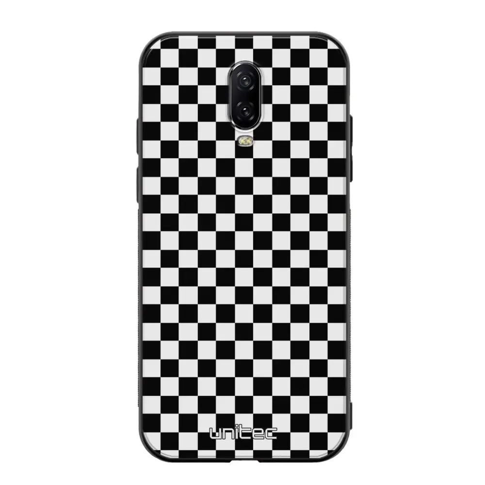 OnePlus 6T suojakuoret - Black And White - Ei