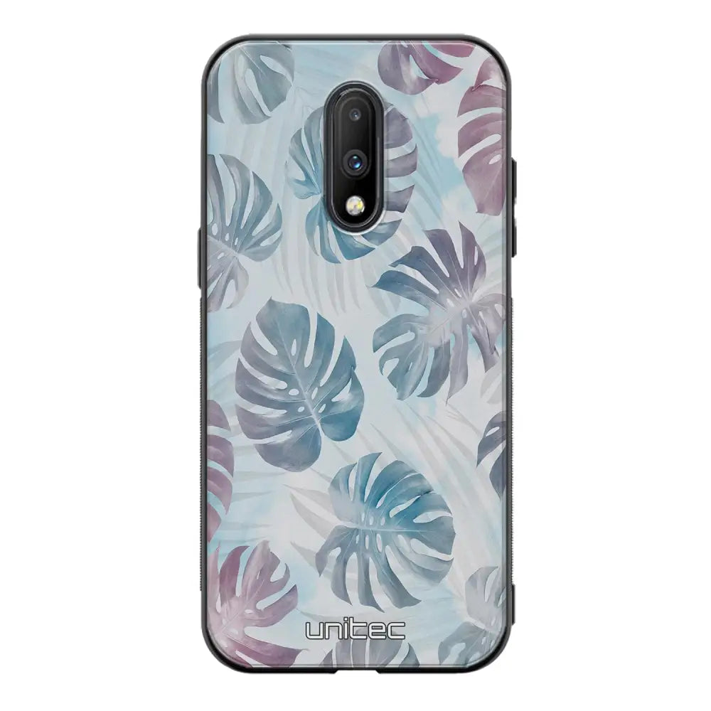 OnePlus 7 kukka suojakuoret - Monstera Texture - Ei