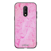 OnePlus 7 marmori suojakuoret - Light Pink Marble - Ei