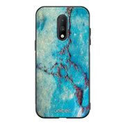 OnePlus 7 marmori suojakuoret - Turquoise Marble - Ei