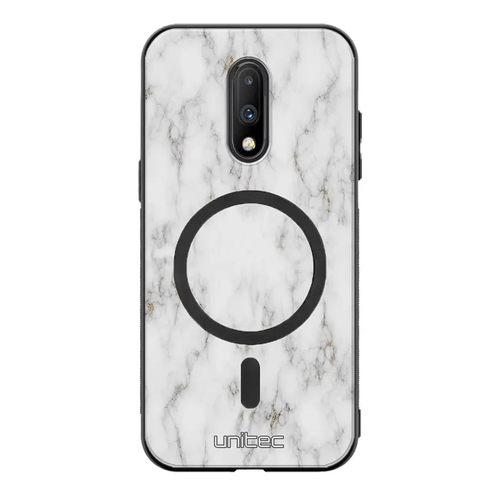 OnePlus 7 marmori suojakuoret - White Marble