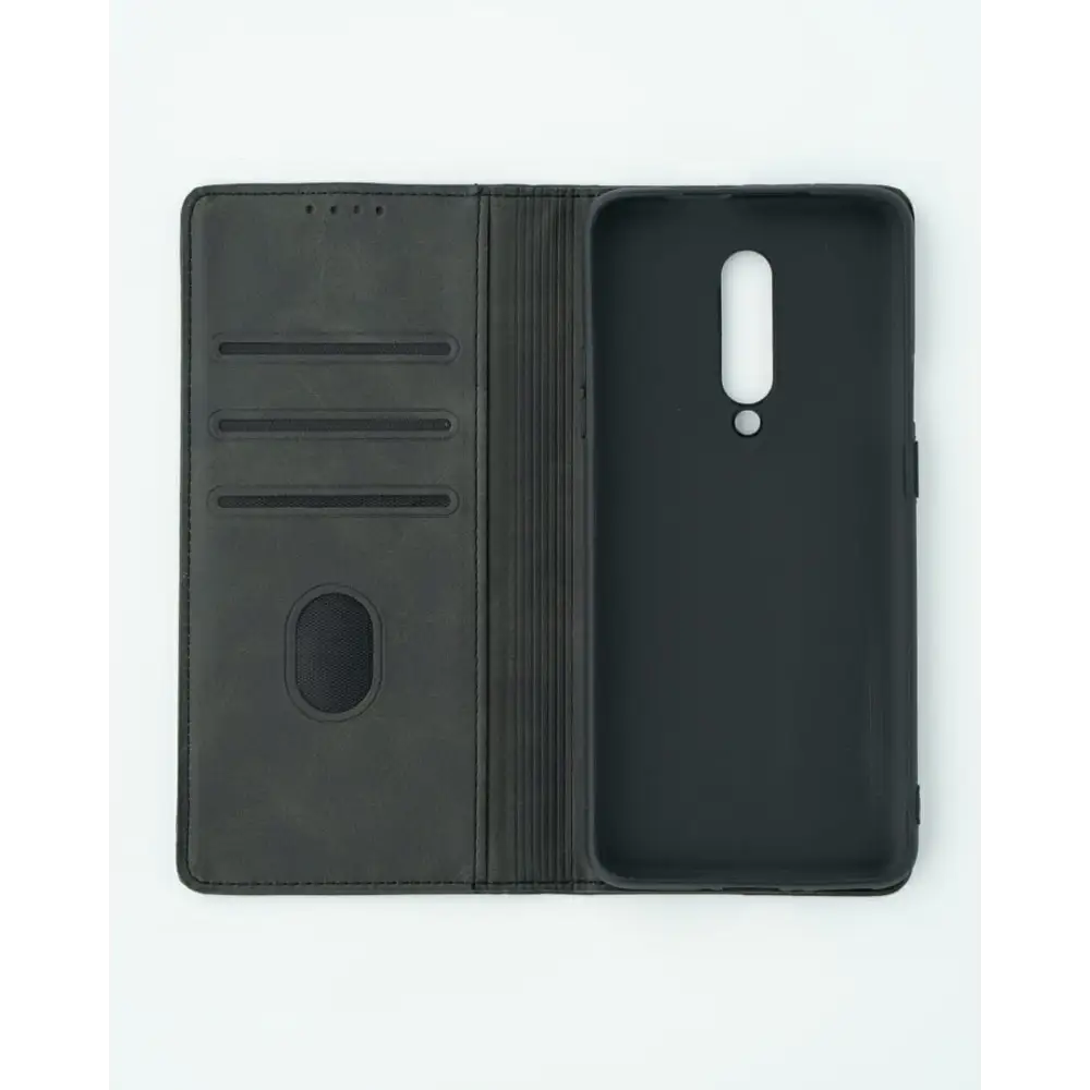 OnePlus 7 Pro Unitec Lompakko Suojakotelo Musta