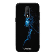 OnePlus 7 suojakuoret - Blue Smoke On Black - Ei