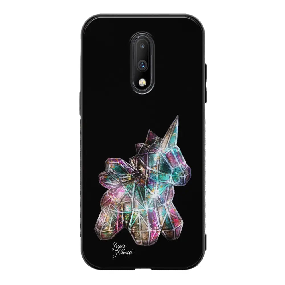 OnePlus 7 unicorn suojakuoret - Musta - Noora Kämppi - Ei