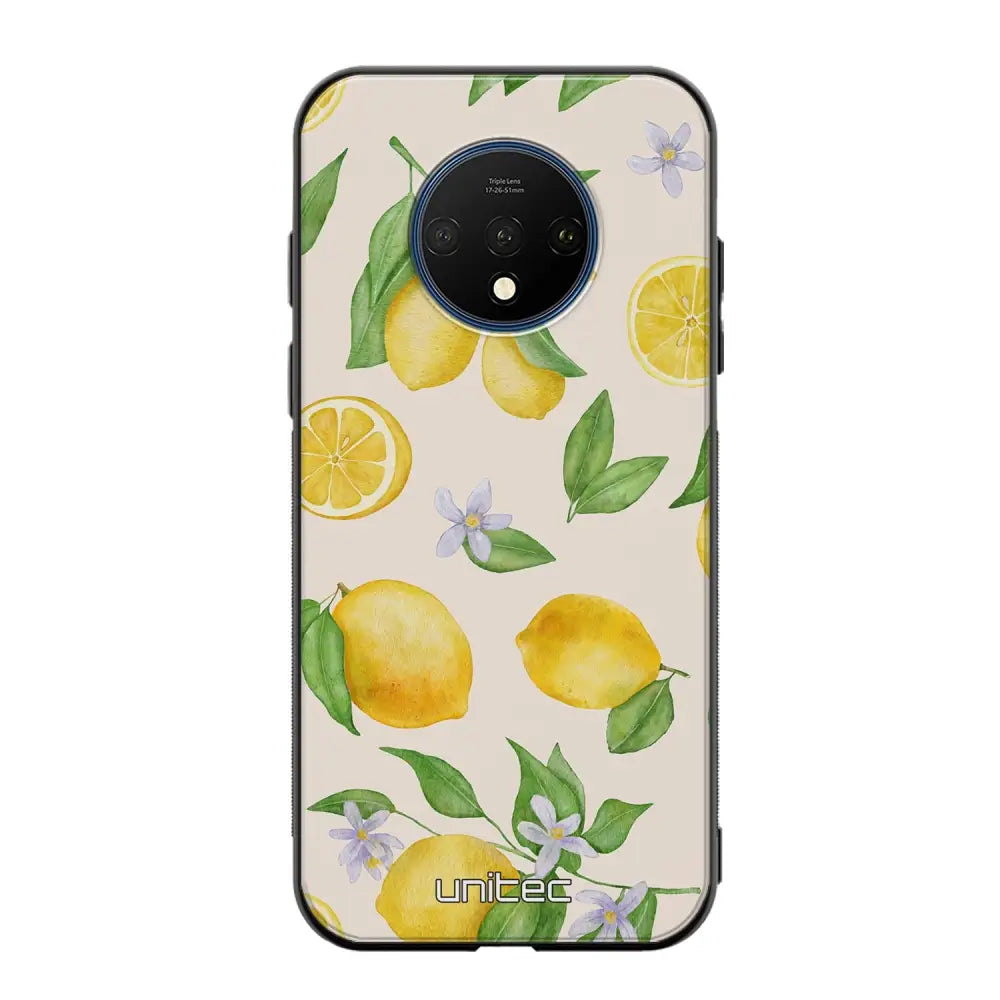 OnePlus 7T hedelmä suojakuoret - Lemon - Ei