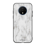 OnePlus 7T marmori suojakuoret - White Marble - Ei