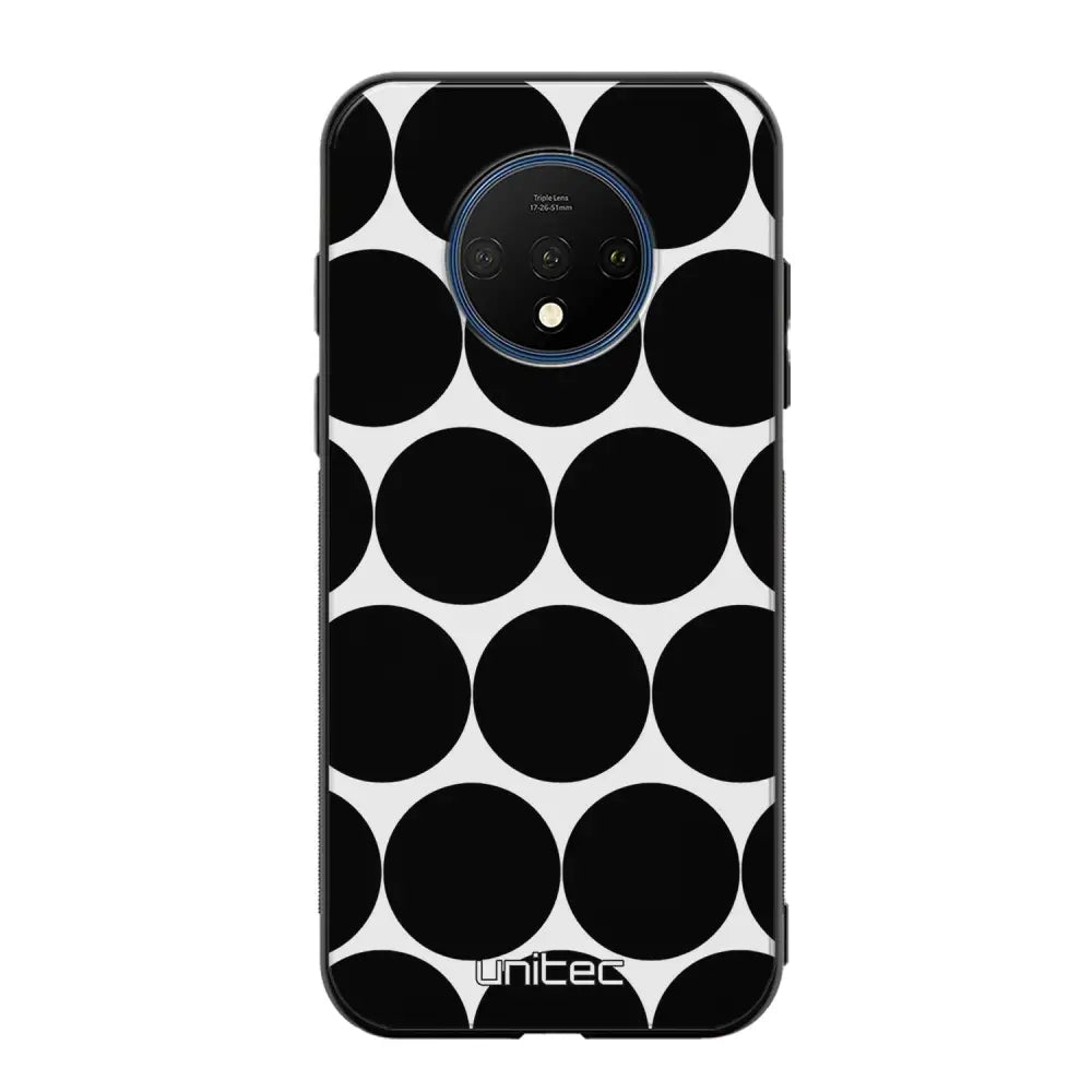 OnePlus 7T pallo suojakuoret - Musta Pallo - Ei