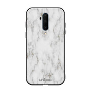 OnePlus 7T Pro marmori suojakuoret - White Marble - Ei
