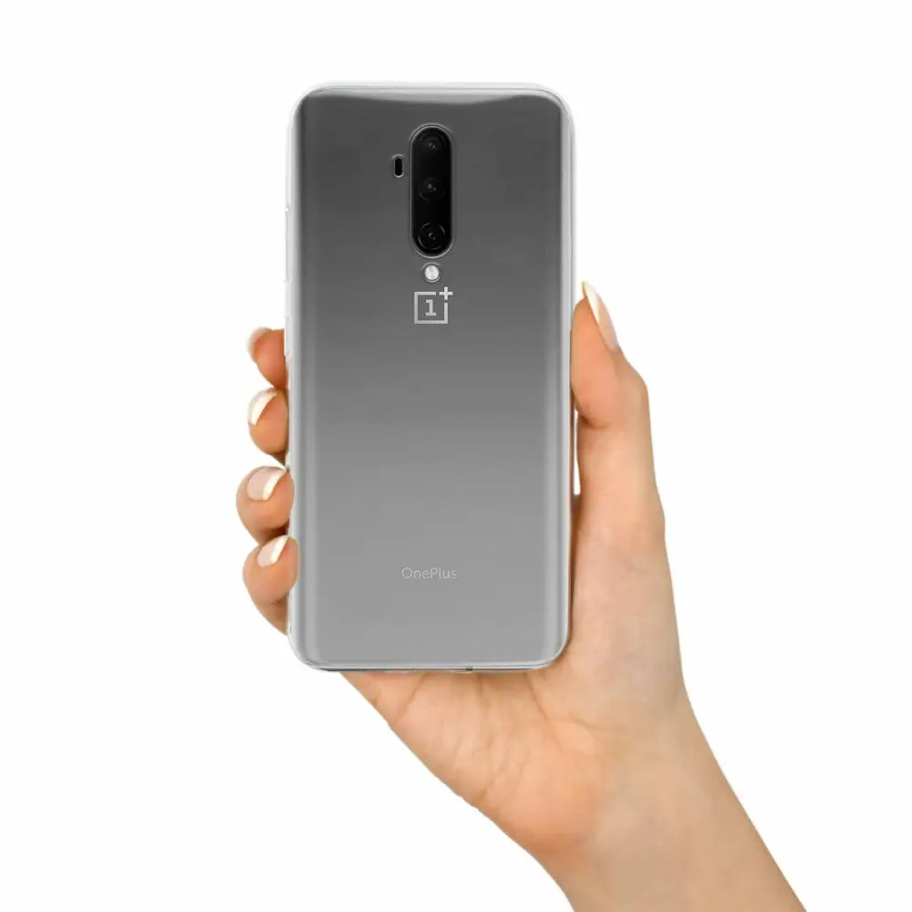 OnePlus 7T Pro Silikonikuori - Läpinäkyvä