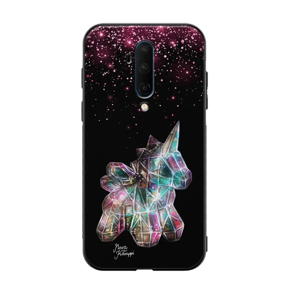 OnePlus 7T Pro unicorn suojakuoret - Pinkki - Noora Kämppi - Ei
