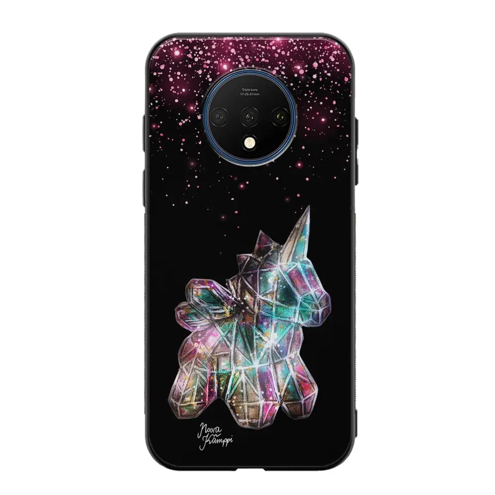 OnePlus 7T unicorn suojakuoret - Pinkki - Noora Kämppi - Ei