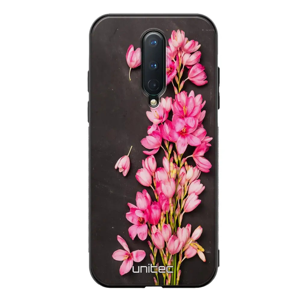 OnePlus 8 kukka suojakuoret - Pink Flowers - Ei