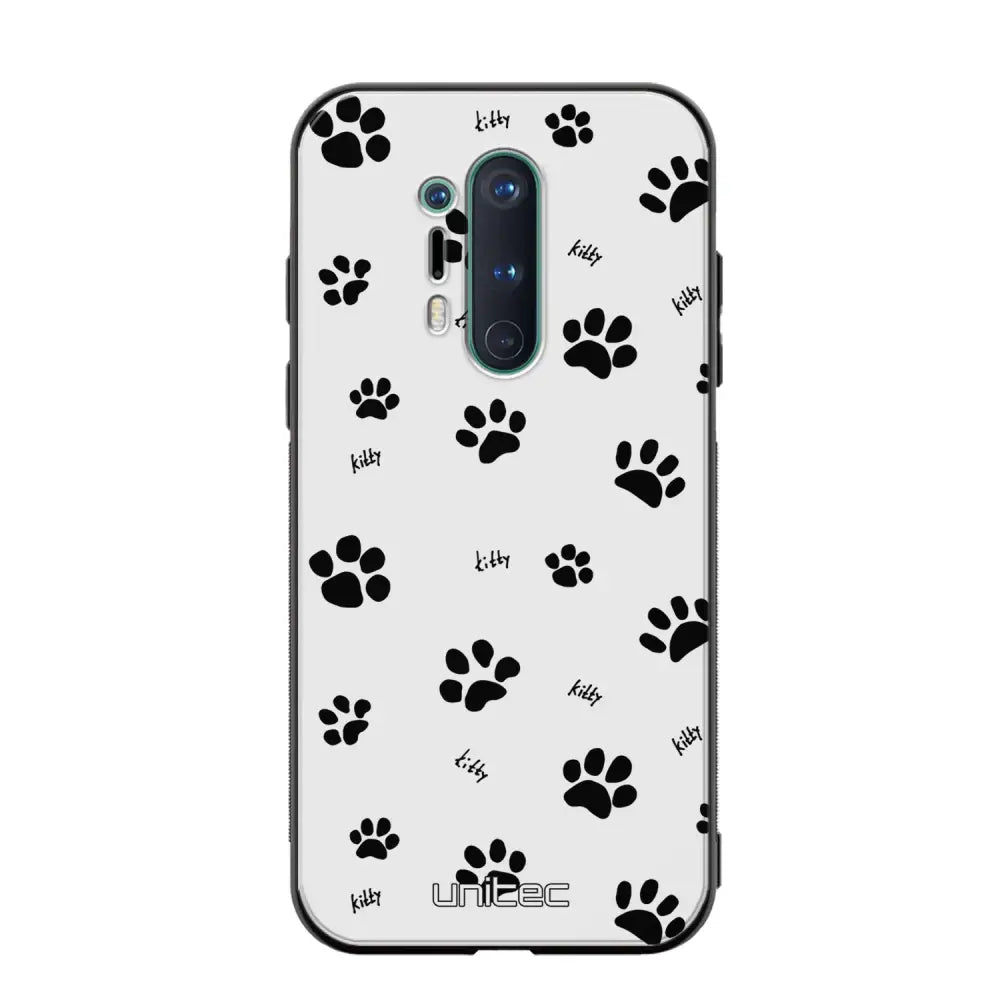 OnePlus 8 Pro kissa suojakuoret - Cat Paws - Ei