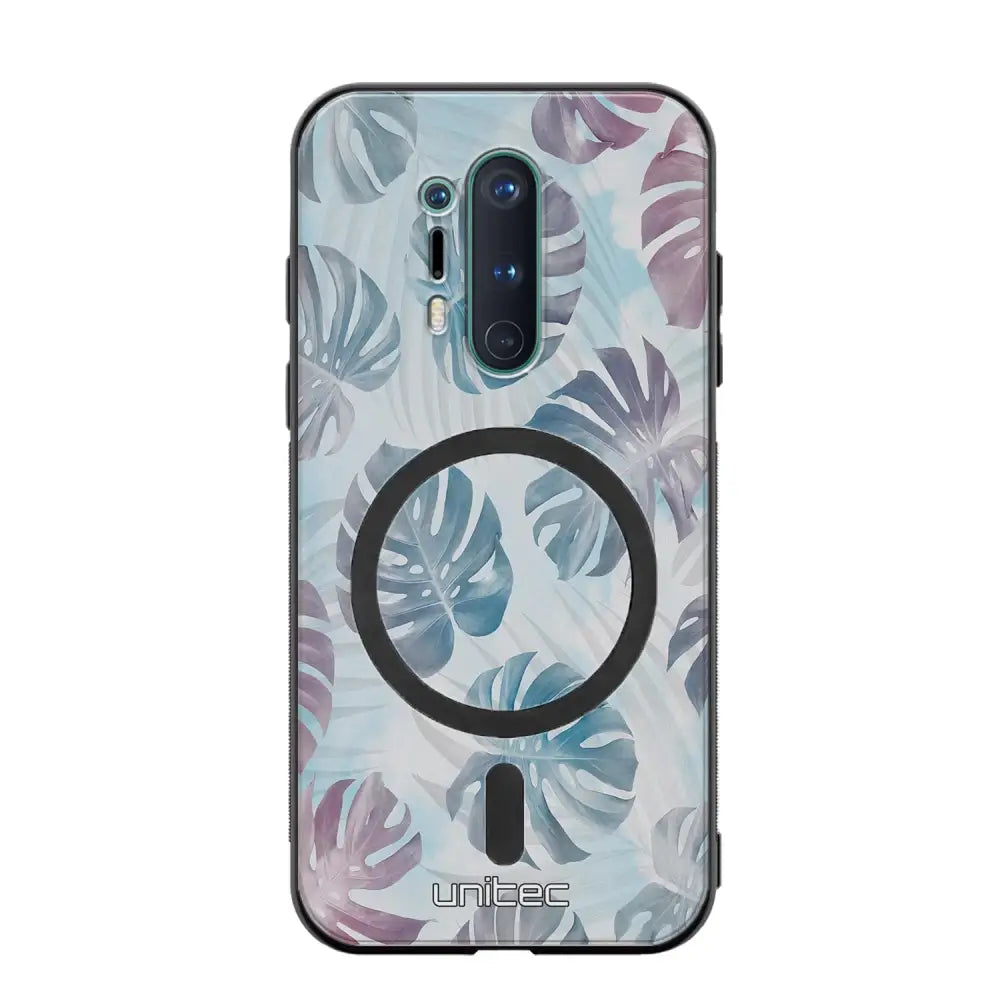 OnePlus 8 Pro kukka suojakuoret - Monstera Texture