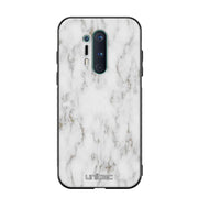 OnePlus 8 Pro marmori suojakuoret - White Marble - Ei
