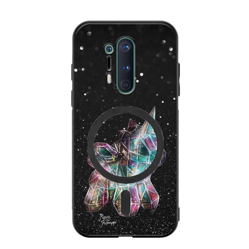 OnePlus 8 Pro unicorn suojakuoret - Valkoinen - Noora Kämppi