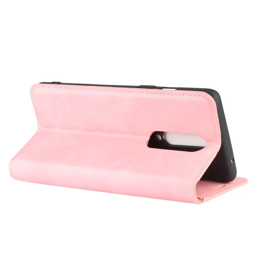 OnePlus 8 Unitec Lompakko Suojakotelo Pinkki