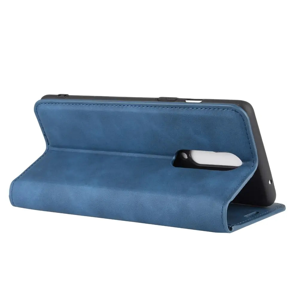 OnePlus 8 Unitec Lompakko Suojakotelo Sininen