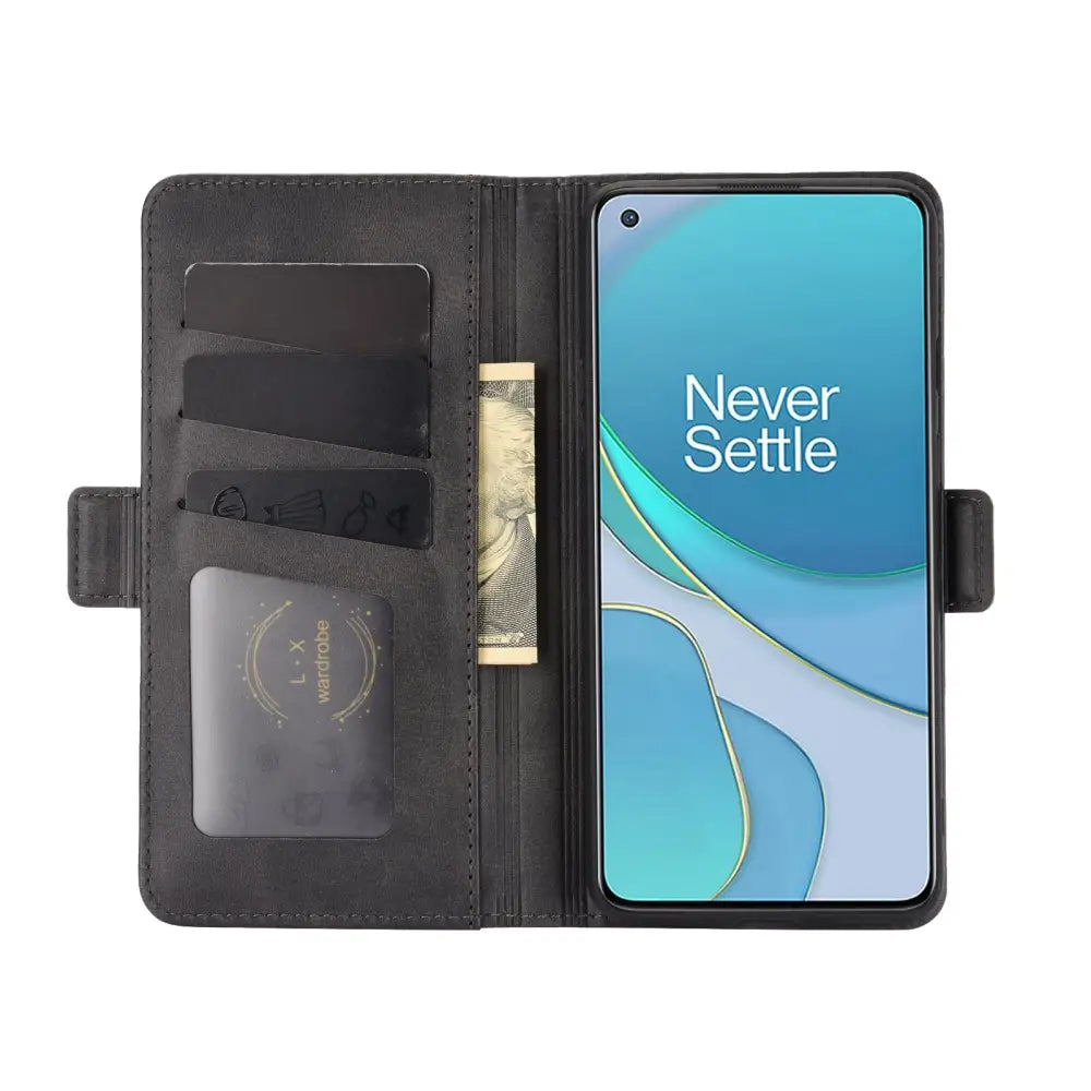 OnePlus 8T Lompakko Suojakotelo Musta