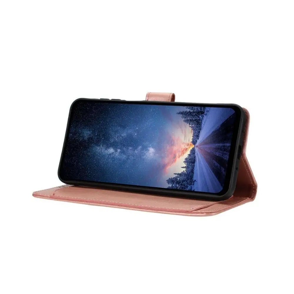 OnePlus 8T Lompakko Suojakotelo Ruusukulta